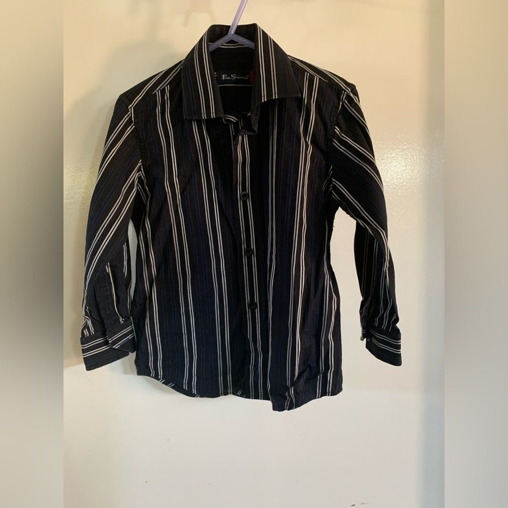 Ben Sherman Toddler Black Dress Shirt Size 2-3Y